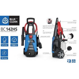 POWERWASH ELE 1.7GM 1700P PRESSUREWASHER11A ELETRIC