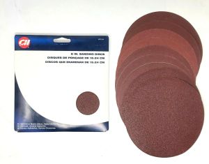 DISC SANDPAPER 6"10PC VARIETY ALUMOX