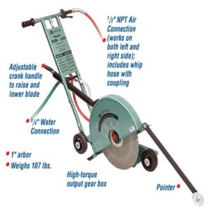 SAW PNEUMATIC 20"WALKPUSH