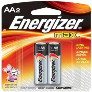 BATTERY ENR MAX AA-2 2PK
