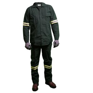 FLAME FIREGUARD SHIRT AND PANTS COTTON COVERALL