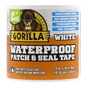TAPE SEAL&PATC 4"X10' WHT
