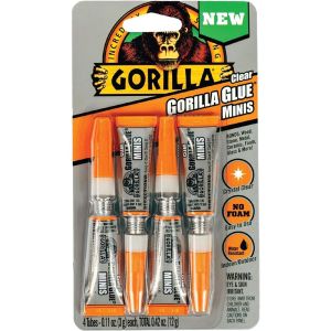 GLUE MINI CLR 3GM 4PK