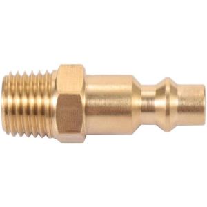 COUPLER QC 1/4"MNPT BRASS