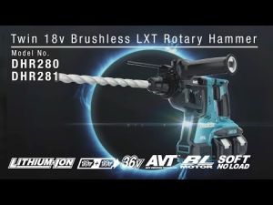 DRILL ROTARY HAMMER 1-1/8"SDS+36V 2X6AH BL 2.3# 980RPM 5000BM AVT