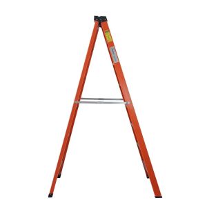 STEP LADDER FIBERGLASS 8FT 225LB C/W TRAY