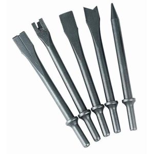CHISEL SET 5PC 0.401SHK CHSL+PUNCH+CUTRPNL/MT+BRK