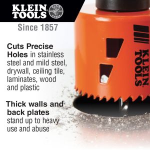 KIT HOLESAW BI-METAL 8PC