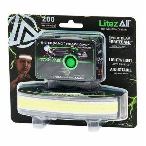 HEADLIGHT BRITEBAND LED 200LUM 3AAA