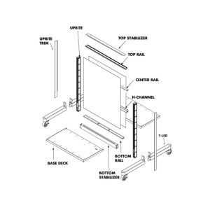 UPRITE END TRIM 60"H