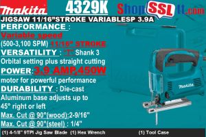 JIGSAW 11/16"STROKE VARIABLE SPD 3.9A TOP HANDLE