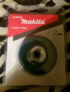 BRUSH CUP 4"X5/8"CRIMP MS