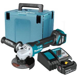 GRINDER 4.5"PADDLE 18V BL 5A VARIABLE SPEED MAKPAC AFT AWS