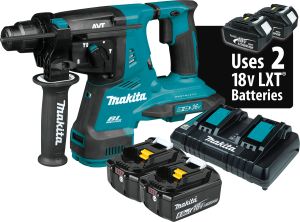 DRILL ROTARY HAMMER 1-1/8"SDS+36V 2X6AH BL 2.3# 980RPM 5000BM AVT