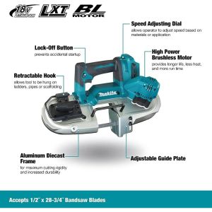 BANDSAW 32-7/8X1/2"18V BL