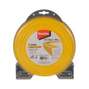 LINE NYL 3MMX44M SQAR YEL 2LAYER SQUARE PRO 144' 1#