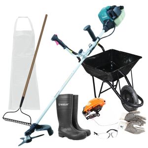 BRUSH CUTTER 43CC 4STK 2HP 1500W COMBO