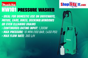 PRESSURE WASHER 1450PSI ELECTRIC 12AMP 1300W 1.6GPM