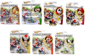 Hot Wheels Mario Kart Character Cars