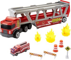 MATCHBOX FIRE RESCUE Hauler Playset