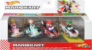 Hot Wheels Mario Kart Vehicle 4-Pack