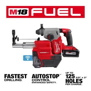 DRILL ROTARY HAMMER 1"SDS PLUS 2FTLB M18 FUEL W/1 KEY EXTRACT KIT 2X6AH