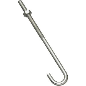 J-BOLT 1/4"X6" ZINC