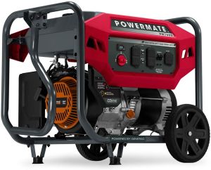 GENERATOR PM7500W/6000W GAS 420CC 12.6HP 14HR 120/220V AC RECOIL
