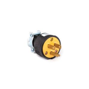 PLUG 15A-125V 3 PIN Y/B
