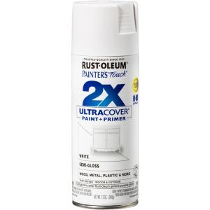 PAINT SPRAY WHT SEM 12OZ 334098, 249060
