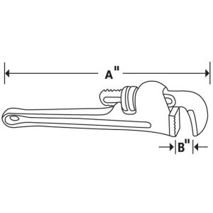 WRENCH PIPE EXTERNAL 8" 