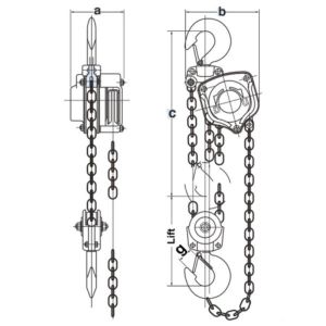 CHAIN BLOCK 3 TON X 3M