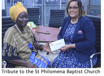 Southern Supplies Group of Companies pays tribute to the St Philomena Baptist Church, as they celebrate 41 years in existence, March 2016.