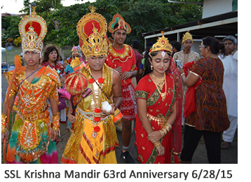 Southern Supplies Limited awarded for their support at Krishna Mandir 63rd Anniversary 2015